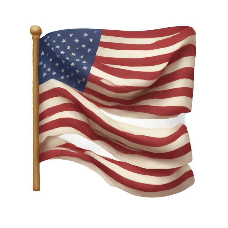 The American flag emoji