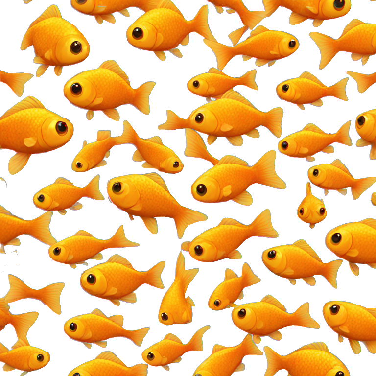 Gold fish food emoji