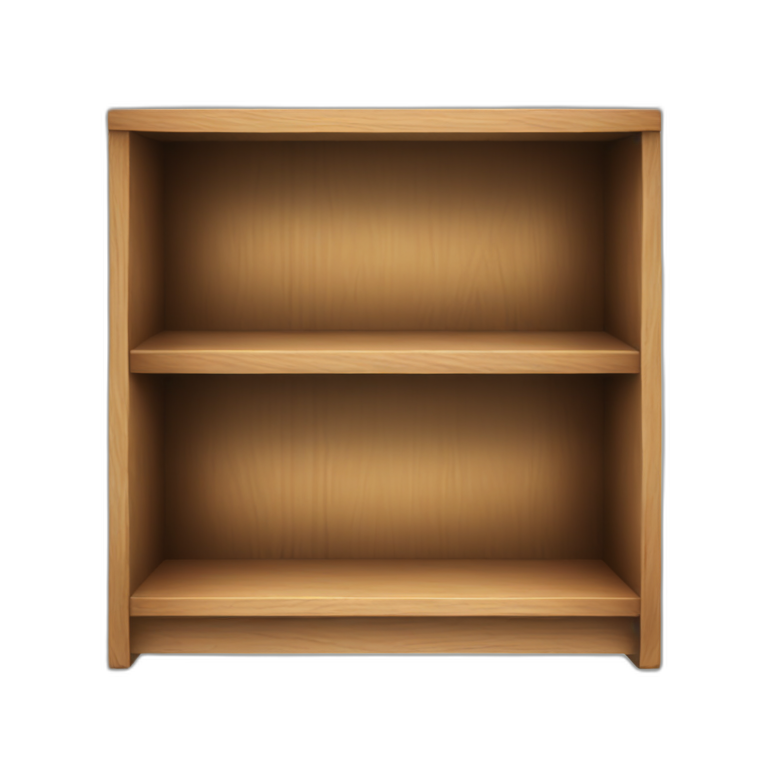 small wooden shelf emoji