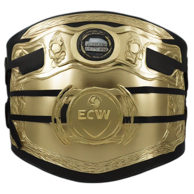 ECW Championship belt 2009] emoji