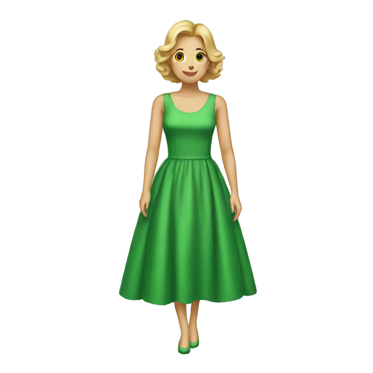 green dress emoji