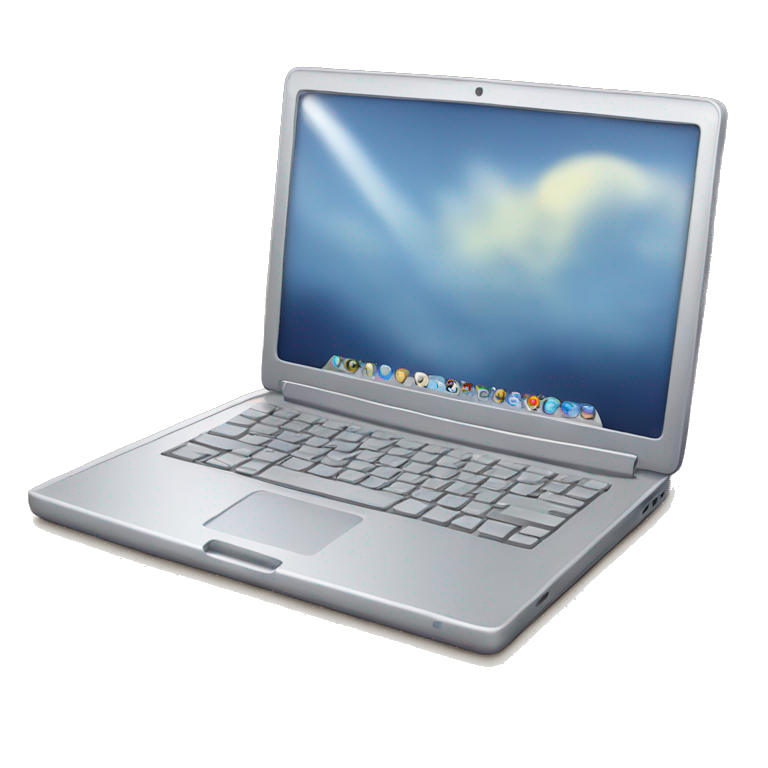 2001 Mac laptop emoji