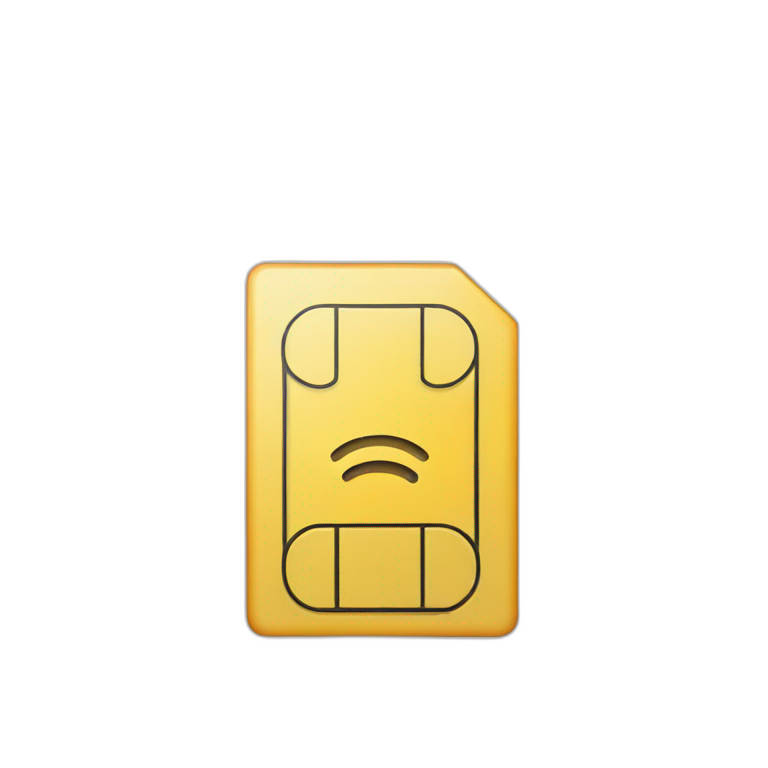 mobile sim card emoji
