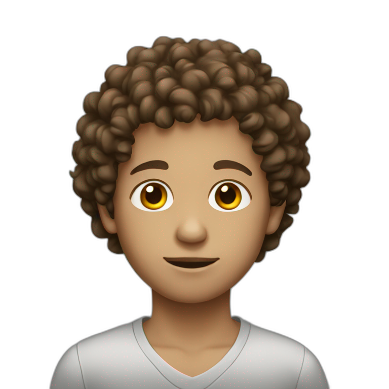 boy-with-brown-curly-hair-light-skinned emoji