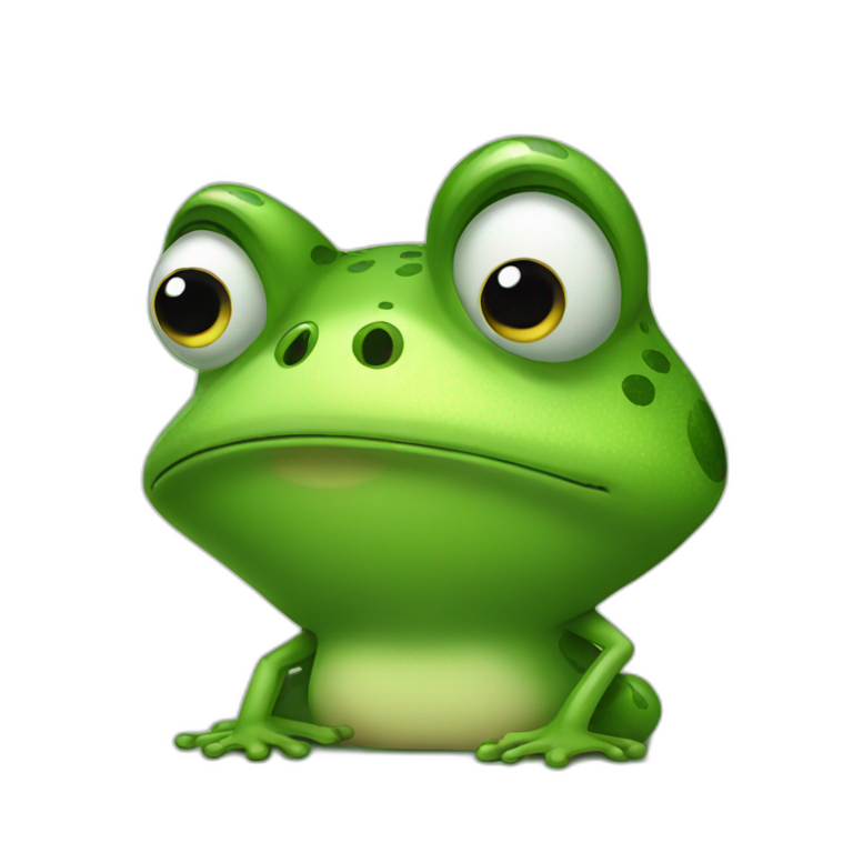 mr frog stressed emoji