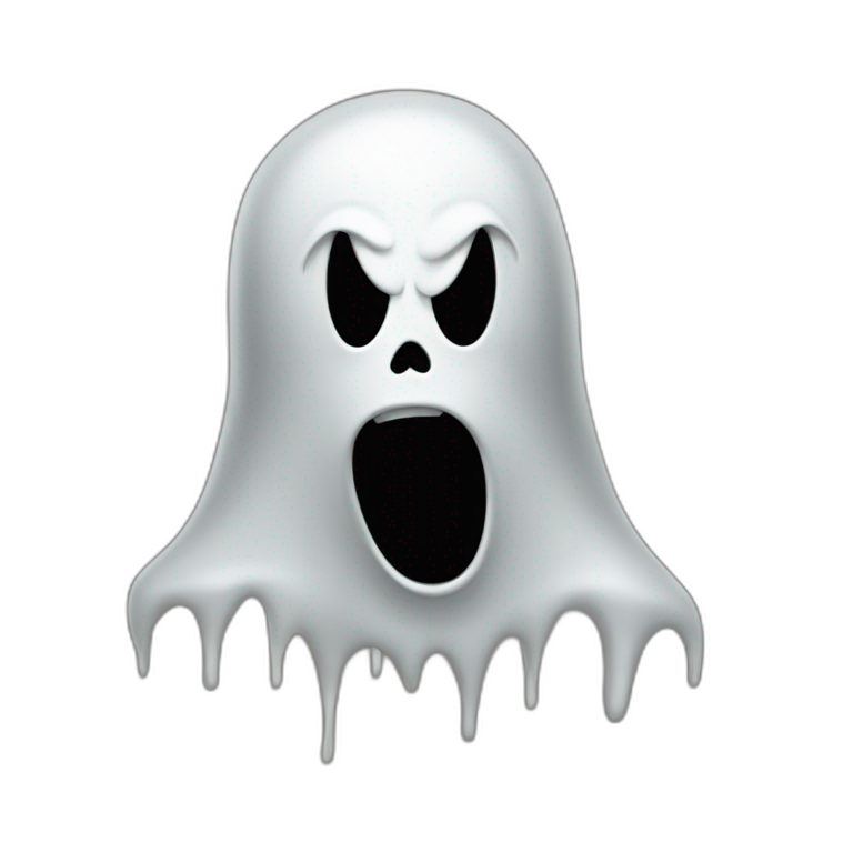 Scream Ghost face emoji