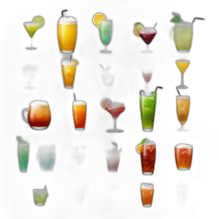 Happy hour drinks emoji