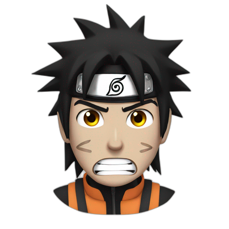 Naruto rage emoji