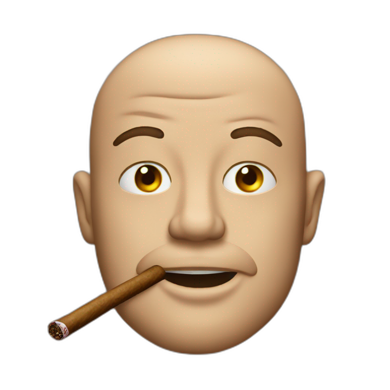 Andrew Tate face with cigar emoji
