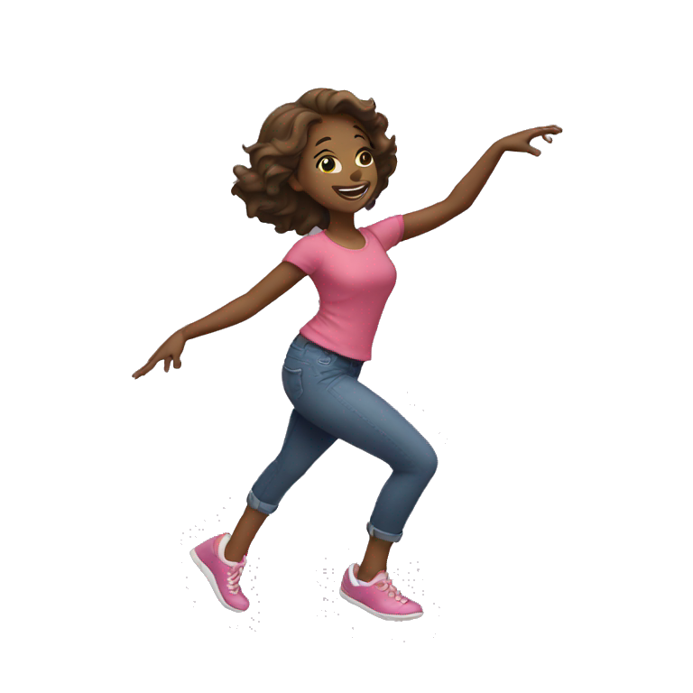 Girl dancing emoji
