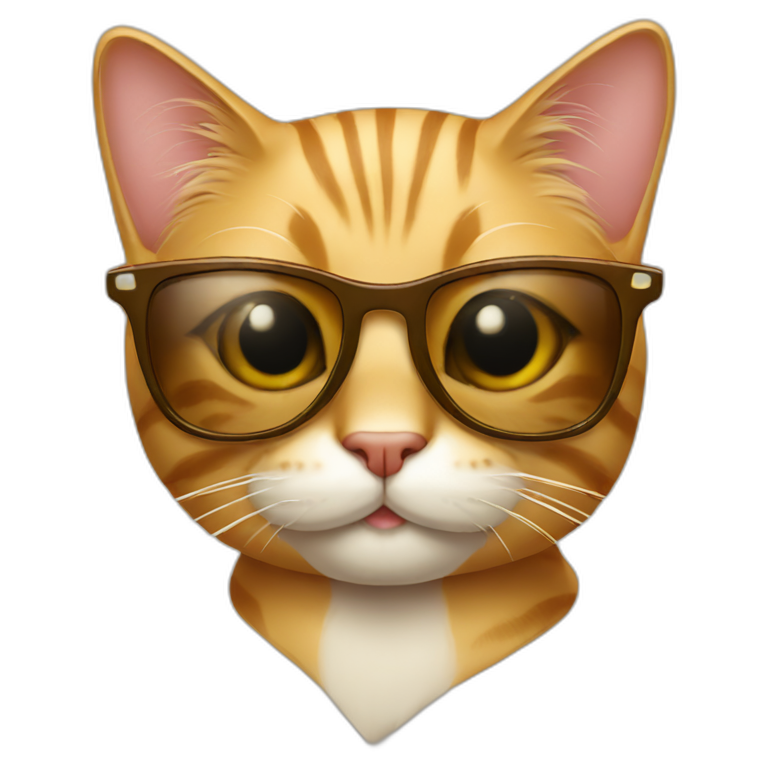 smirking cat wearing sunglasses emoji