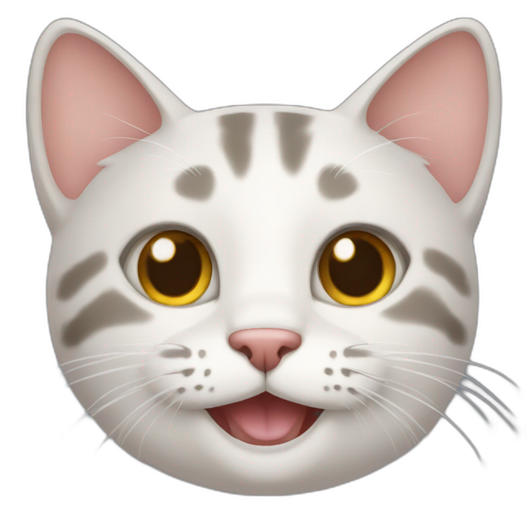 cat very very very happy emoji