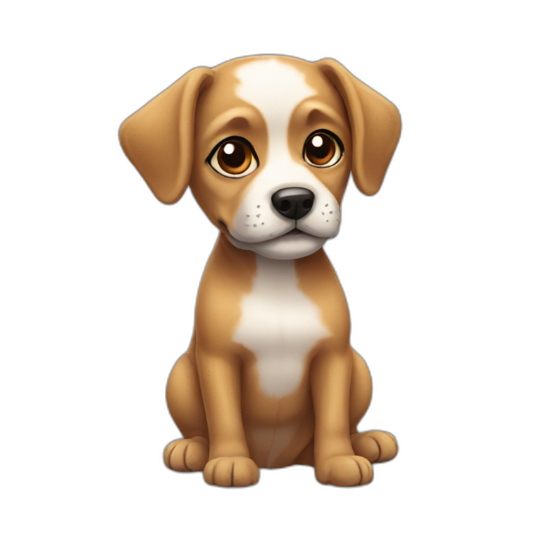 a small dog emoji