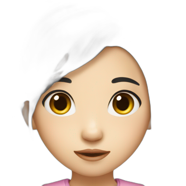 cute Asian Daughter emoji