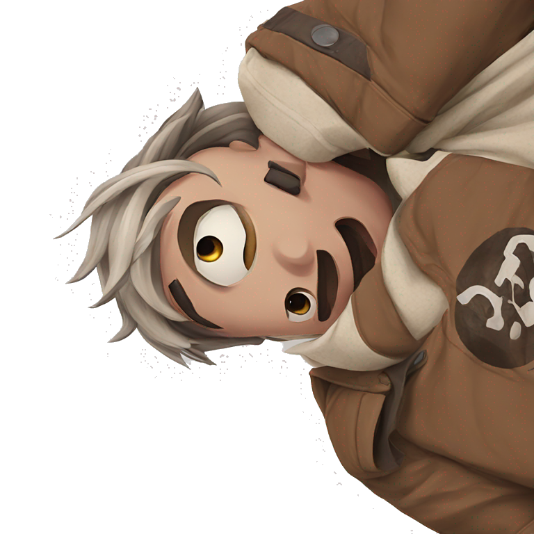 "confident boy in brown" emoji
