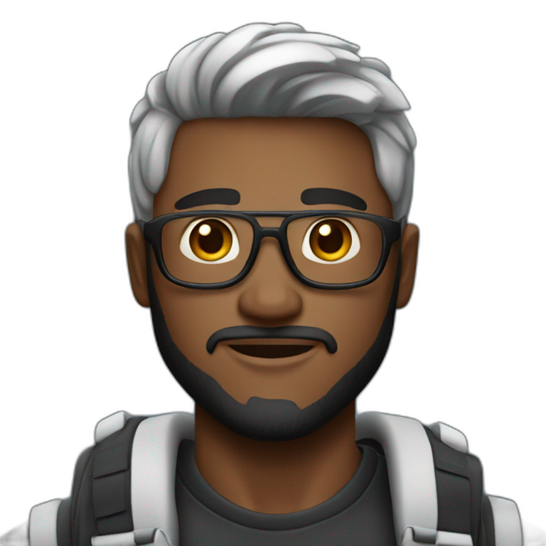 a cool guy with iPhone 11 Pro Max emoji
