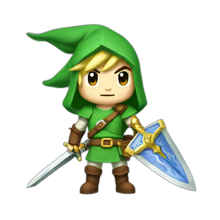 Link with master sword emoji