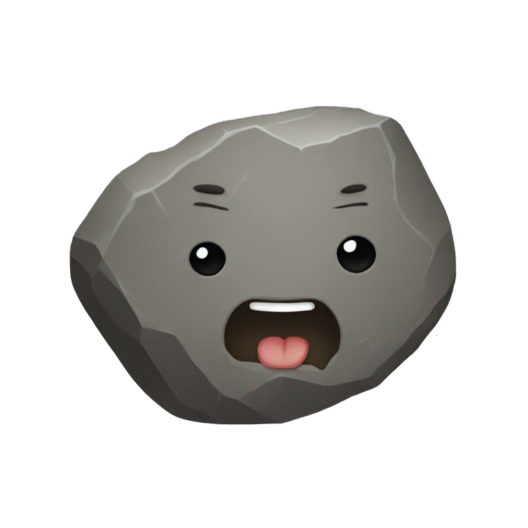 Rock emoji