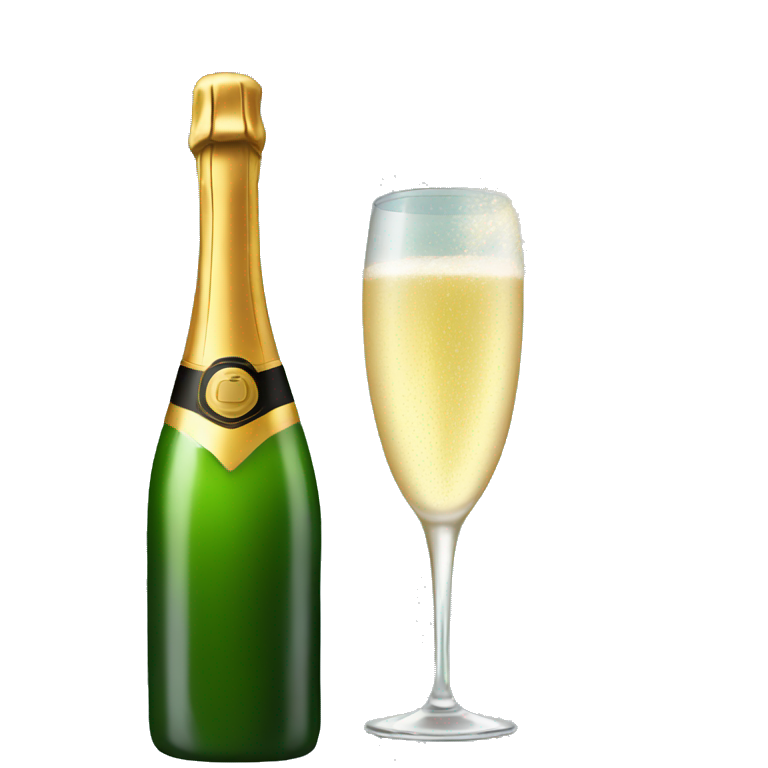 Jet champagne new years 2025 emoji