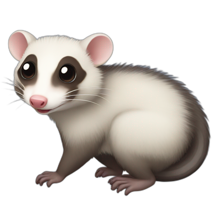 Gliding opossum emoji