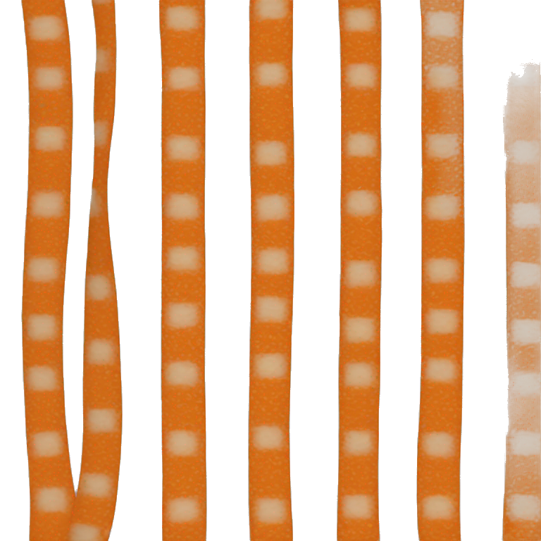 Ruban orange emoji