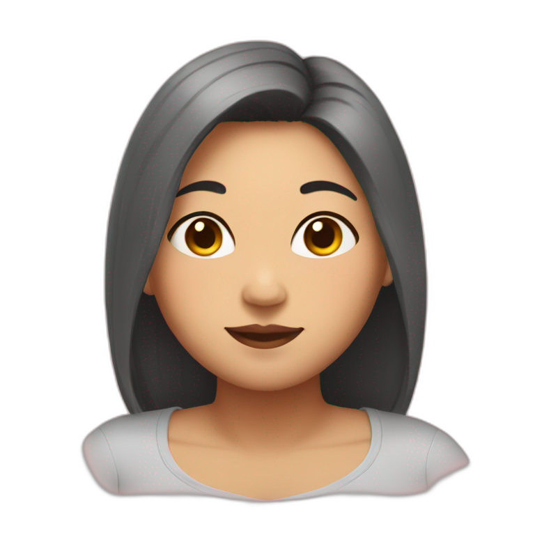 Thicc asian woman emoji