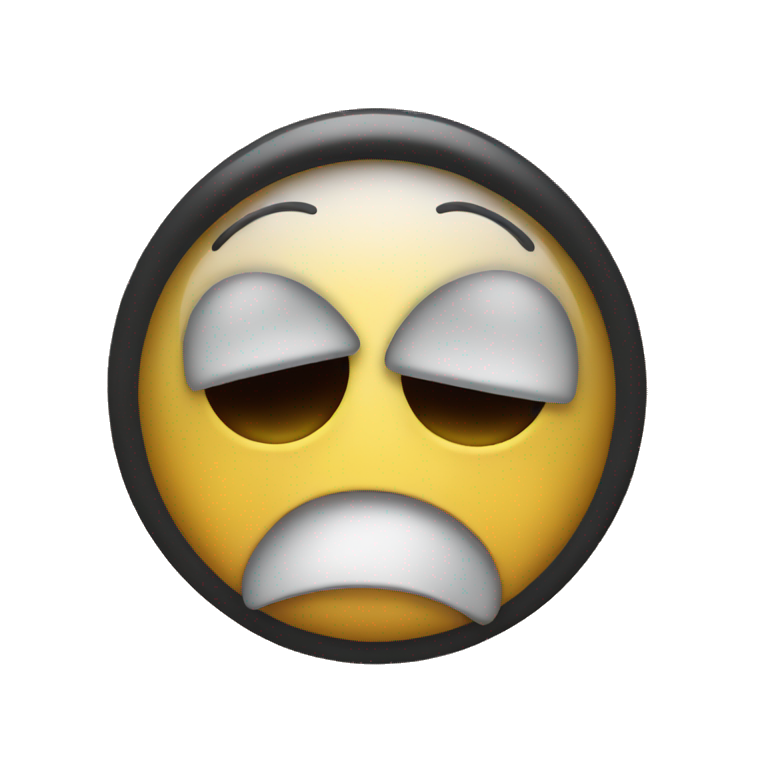 Emoji crying because of laughing emoji