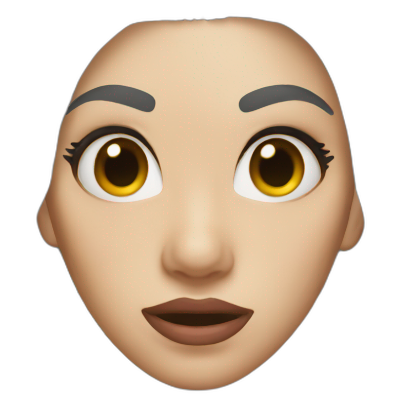 black widow head emoji
