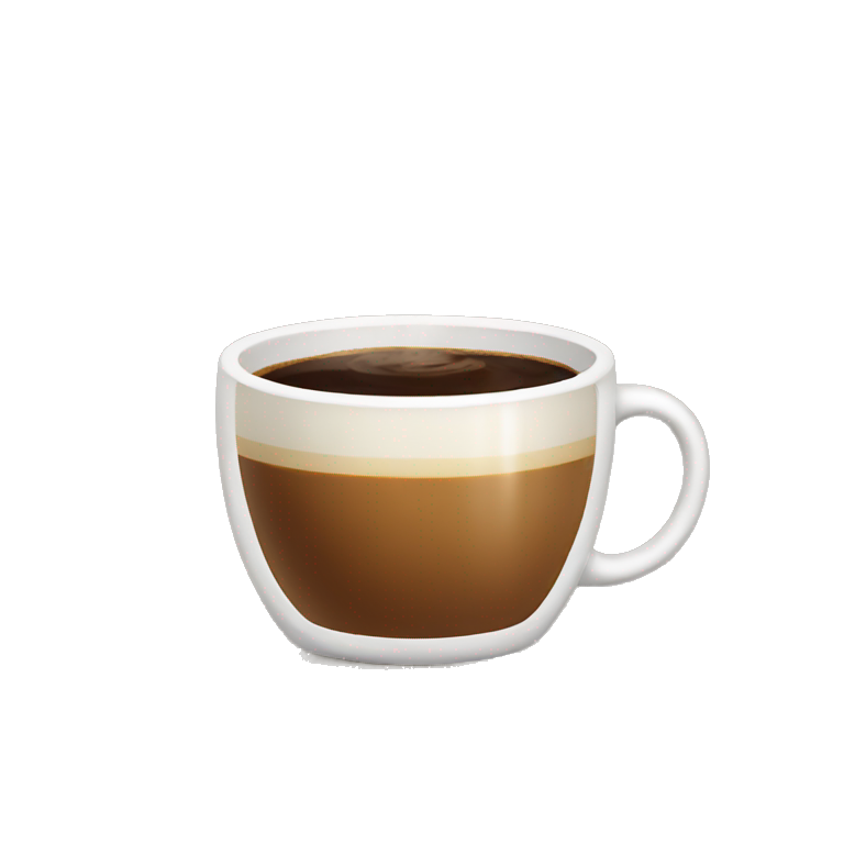 A cup coffee  emoji