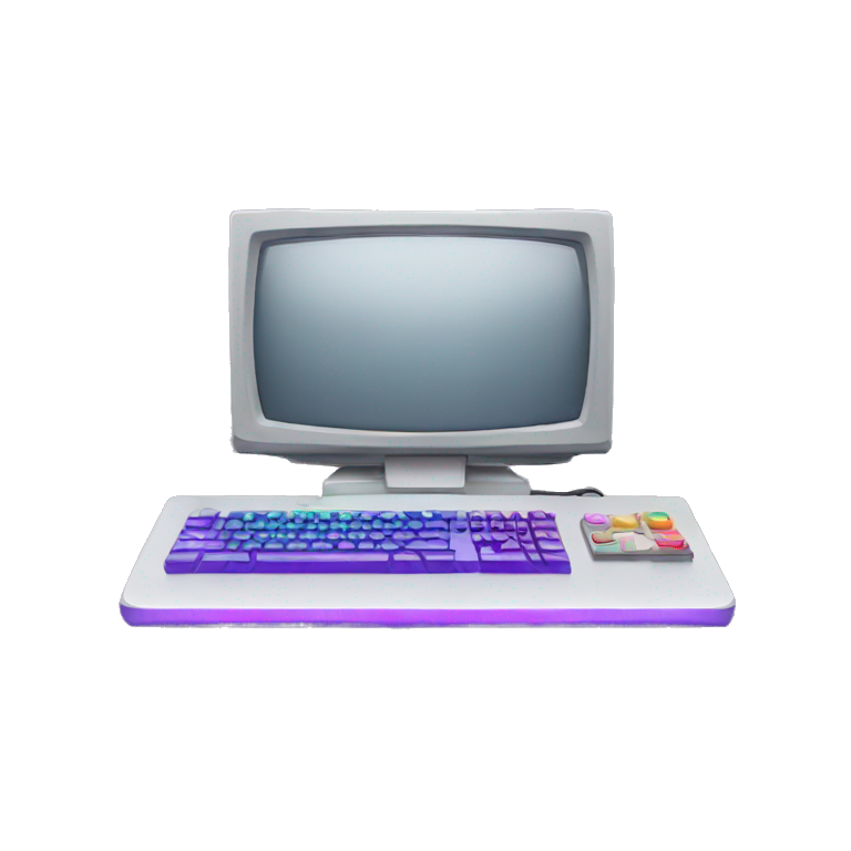 RGB Gaming computer  emoji