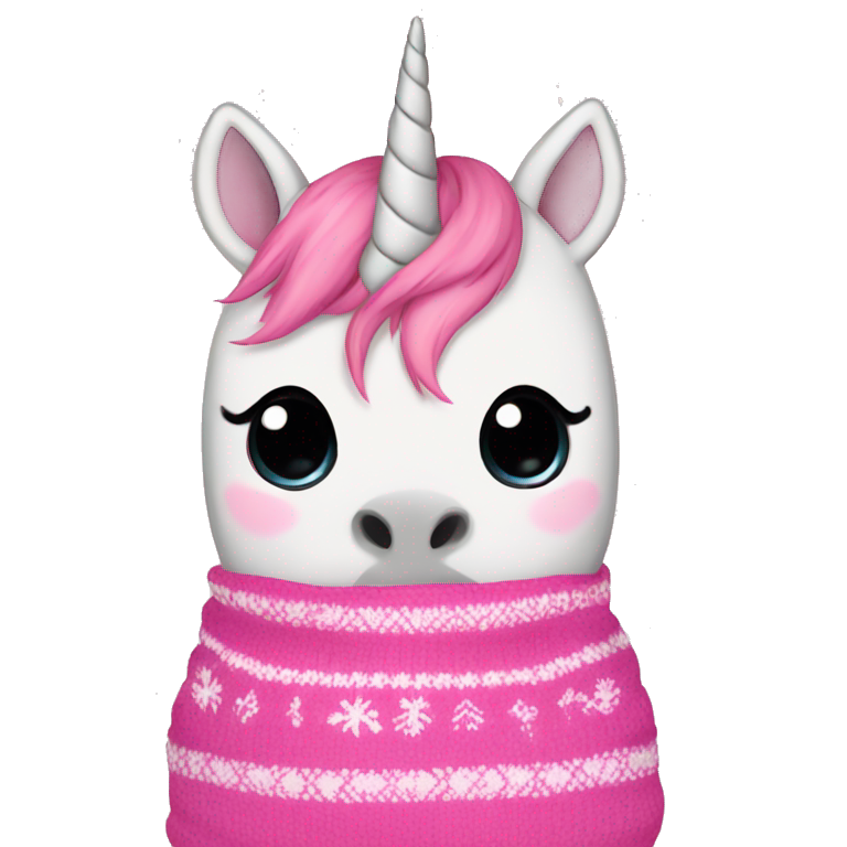 Pink unicorn christmas sweater outlet