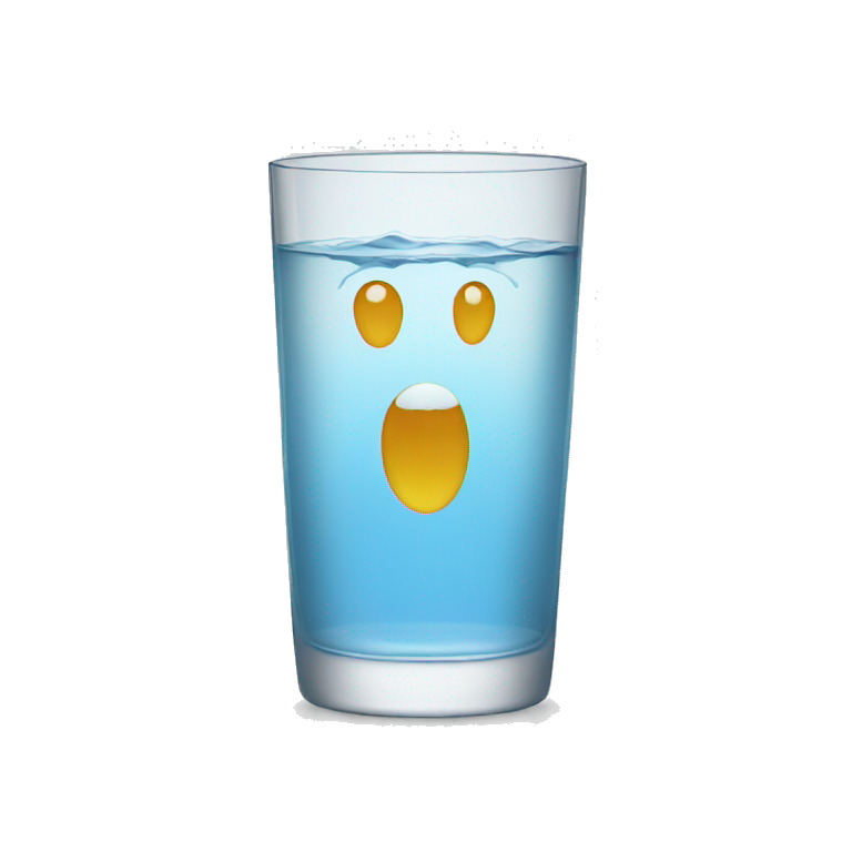 WATER glass emoji