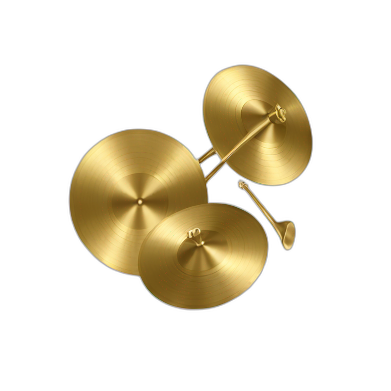 golden cymbals emoji