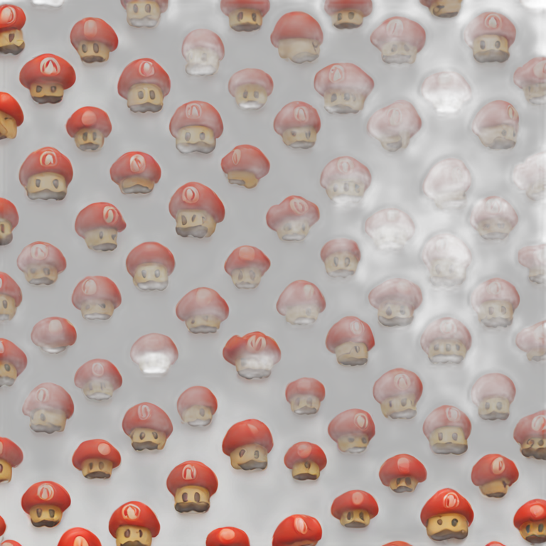 Red super Mario  emoji