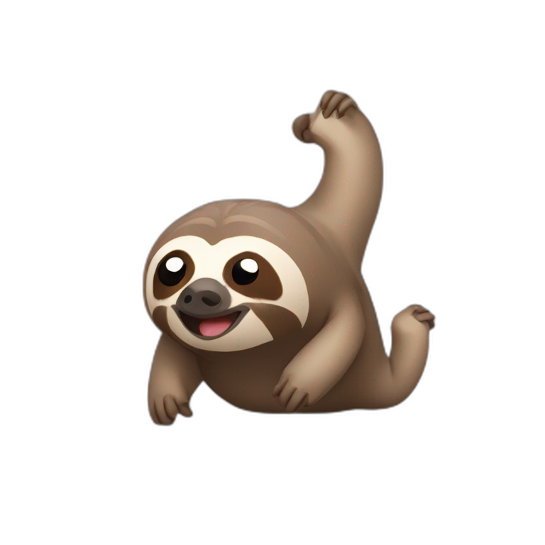 sloth farting emoji