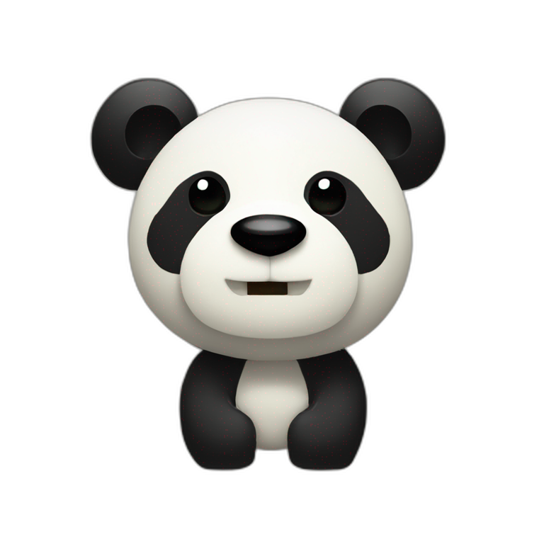 8 bit panda emoji