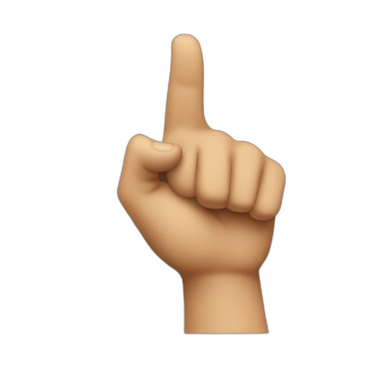 pointing right emoji