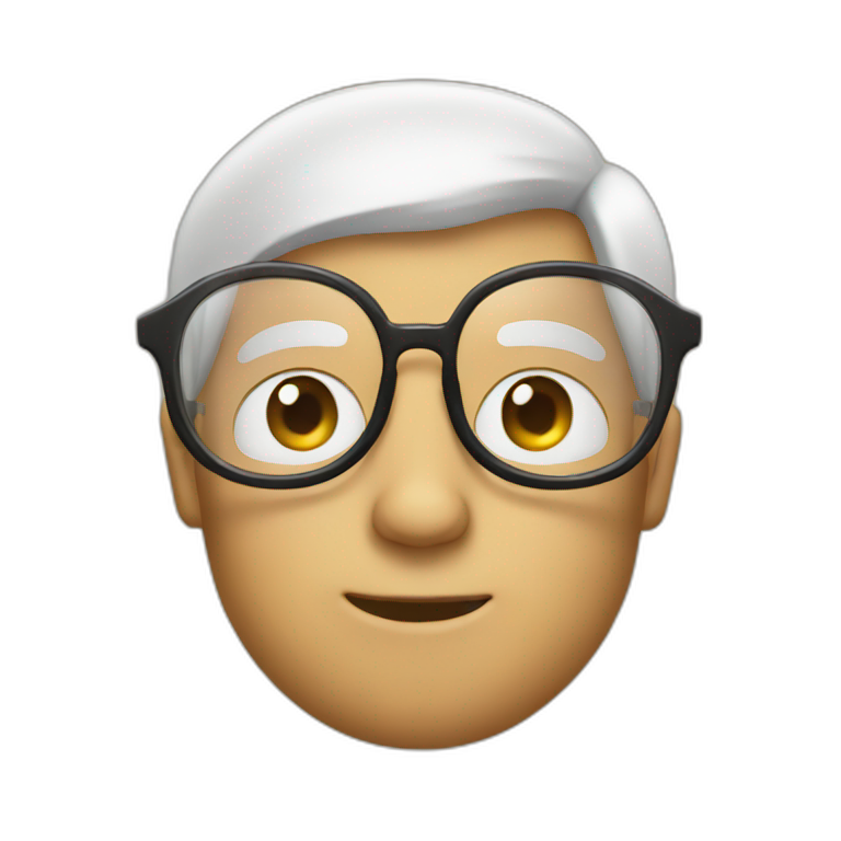 clicking glasses emoji emoji