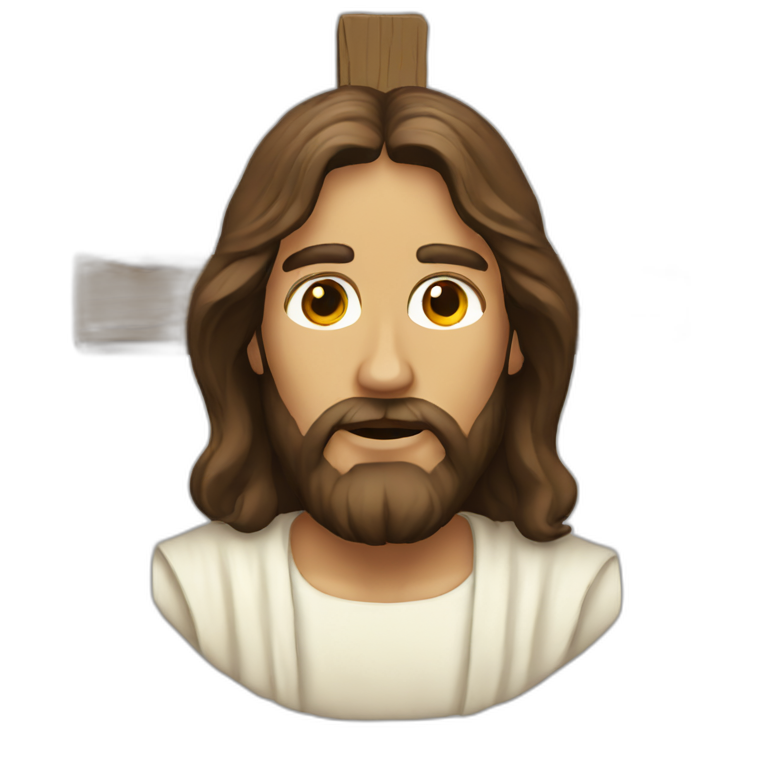 Jesus cross emoji