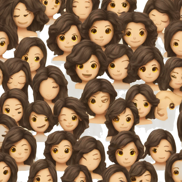 women hair emoji