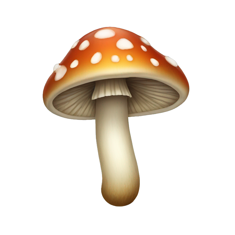Rainy mushroom emoji