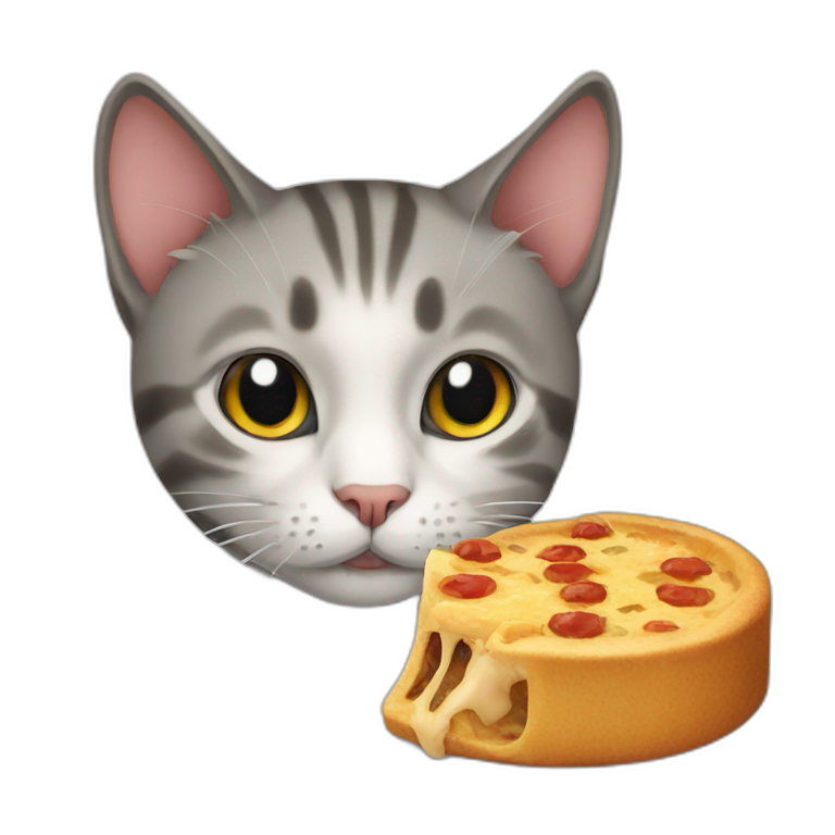Cat hungry emoji