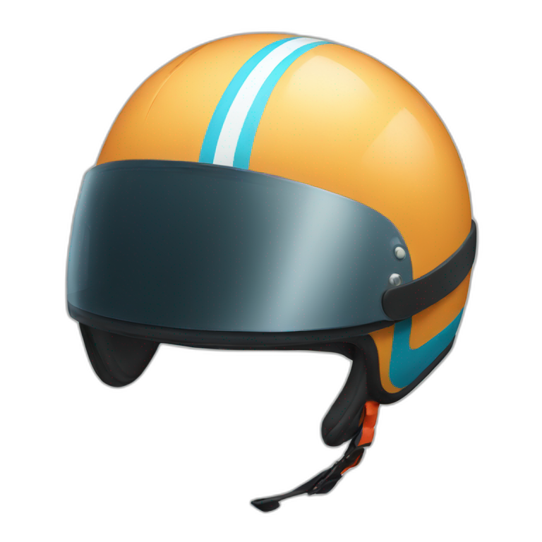 Racing helmet emoji