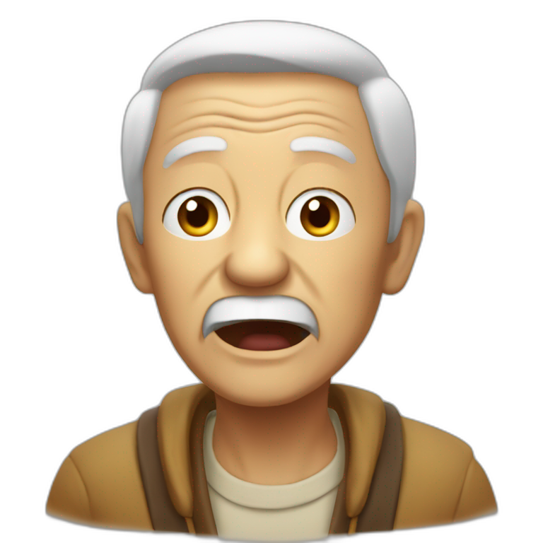 old man yells at pulumi emoji