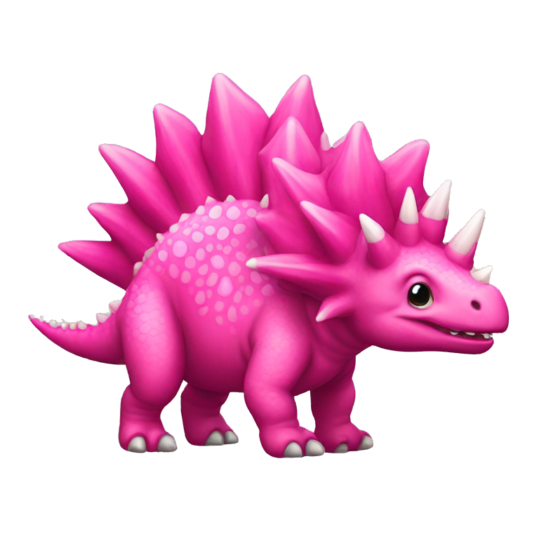 pink stegosaurus emoji
