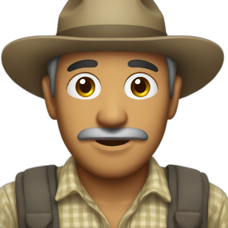 Colombian Farmer emoji