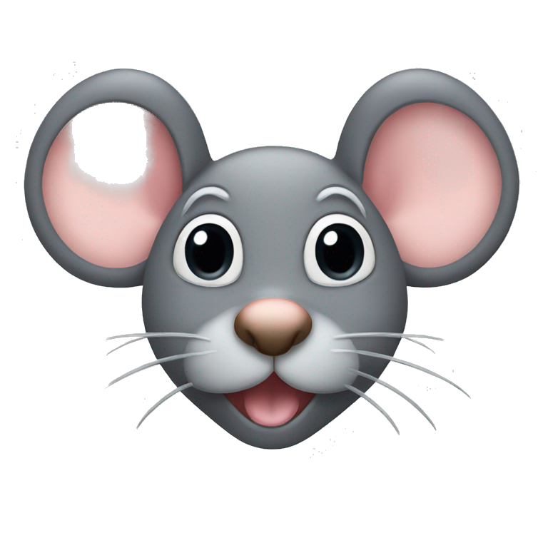 MOUSE WITH MOUSTACHE emoji