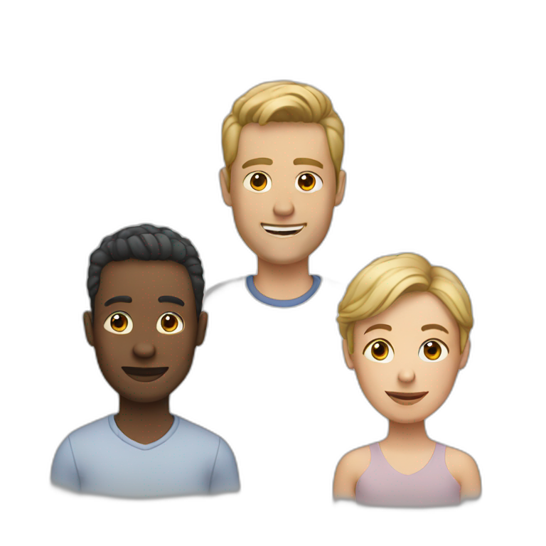 3 people emoji