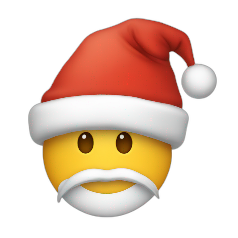 christmas hat emoji