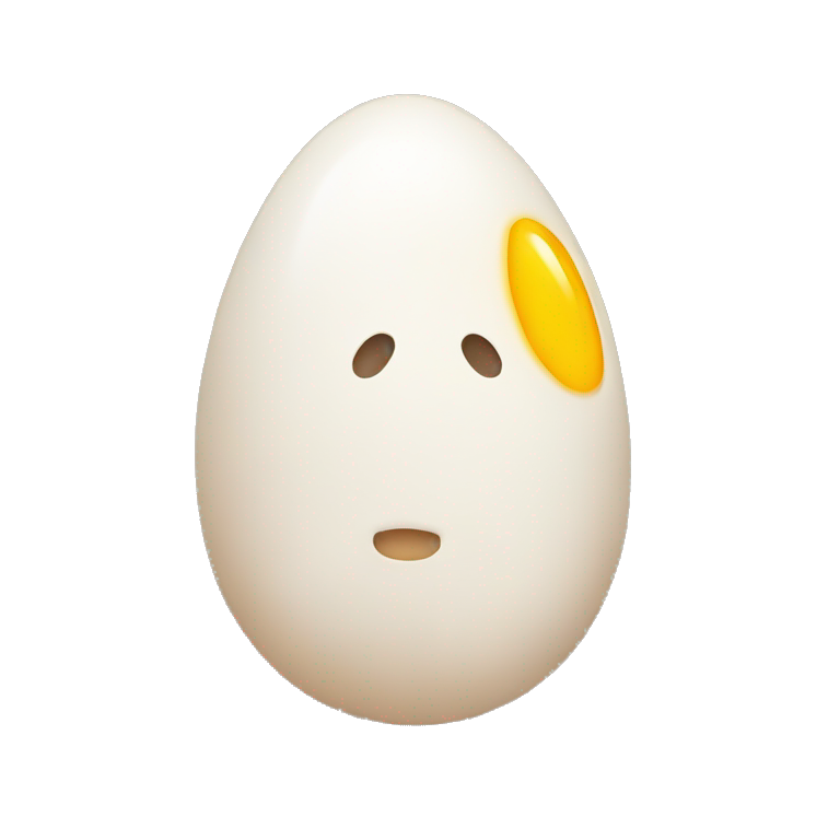 egg and flushed emoji